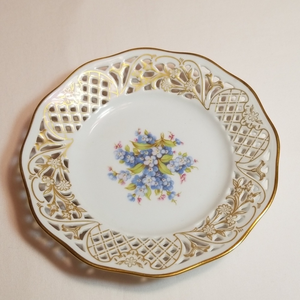 Schumann Arzberg W. Germany Vintage Laced Plate